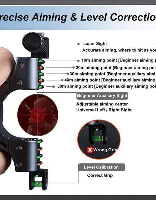 Load image into Gallery viewer, BlingShot™ High-power Laser Aiming Slingshot
