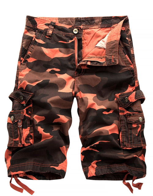 Load image into Gallery viewer, Cargo Shorts Men Military
